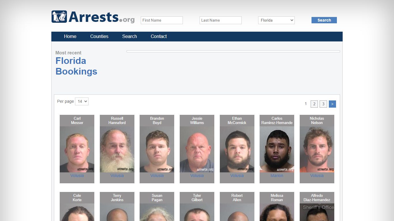 Florida Arrests and Inmate Search